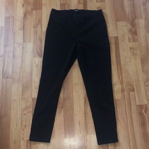 Black jeggings, size: medium, brand: George